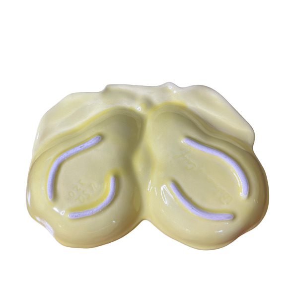 Vintage 5-Piece Belmar California Pottery Yellow Pear Serving Set #320 MCM Retro - Picture 9 of 9